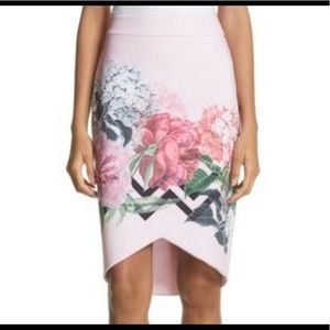 Ted Baker Floral pencil skirt